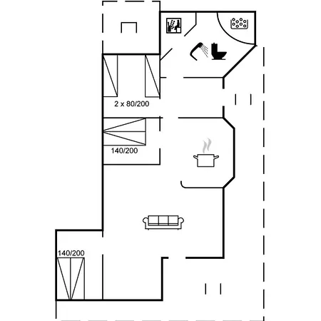 Aasta - 250m From The Sea By Interhome بيت للعطل